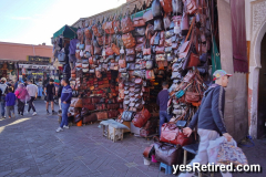 Leather store, Marrakech, Morocco, 2024