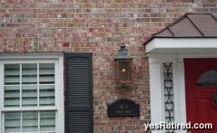 Gas lamps, Downtown, Charleston, South Carolina, USA