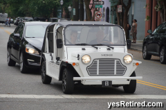1960 Electric car, Downtown, Charleston, South Carolina, USA